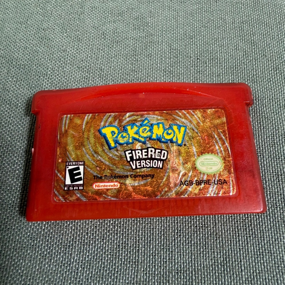 Pokemon FireRed Version Nintendo Game Boy Advance GBA Game AGB-BPRE-USA